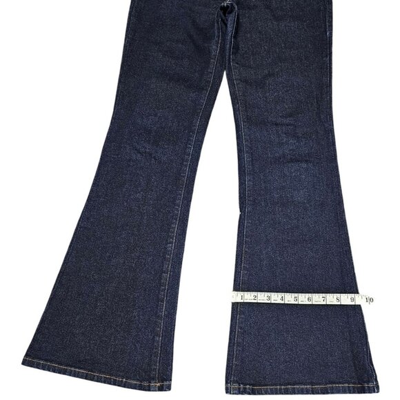 Court & Rowe Womens Flare Dark Wash Denim Jeans Size 2 - Picture 7 of 9